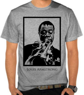 Louis Armstrong Line Art