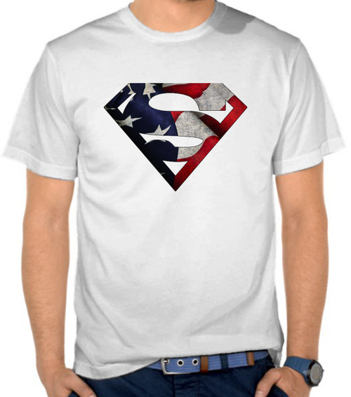 jual kaos superman logo overlay i bendera amerika superman satubaju jual kaos superman logo overlay i bendera amerika superman satubaju