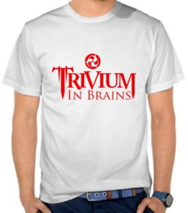 Trivium In Brains Logo Red