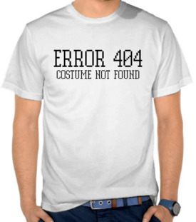 Error 404 - Costume Not Found