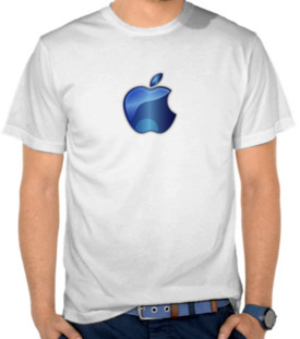 Apple Blue Shiny Logo