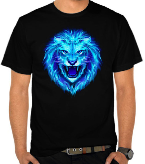 Blue Flame Lion