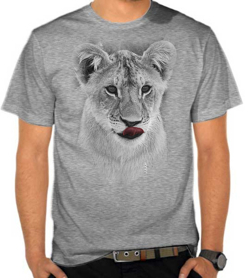 Jual Kaos Macan Putih 3D Harimau SatuBaju com