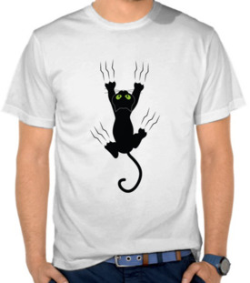 Black Cat Fall On My T-shirts