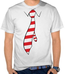 Dasi - Striped Red Tie