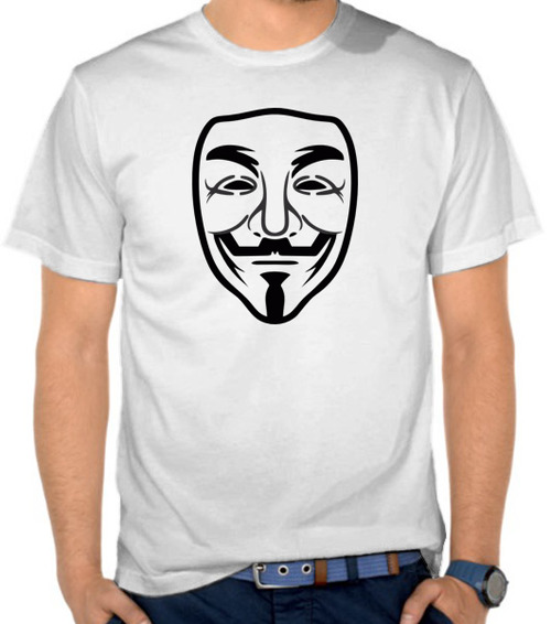 V - For Vendetta 2 (topeng anonymous)