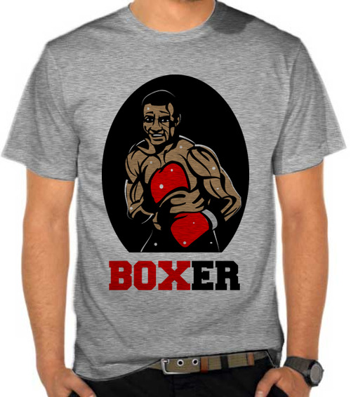 Jual Kaos  Boxer  Illustration Sport Lainnya SatuBaju com