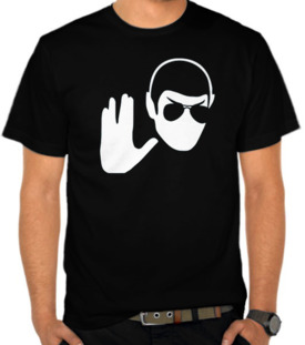 jual kaos trek spock vulcan salute 2 trek jual kaos trek spock vulcan salute 2 trek