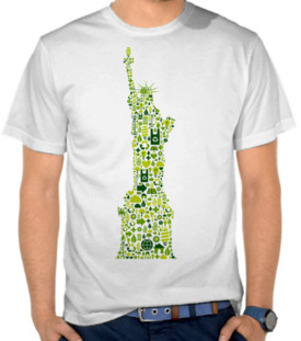 Green Liberty Statue