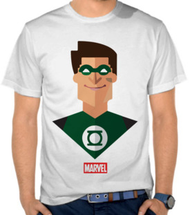 Marvel - Green Lantern Flat Design