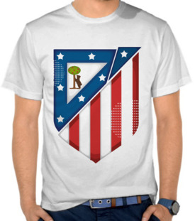 Sepak Bola - Atletico Madrid Custom Logo