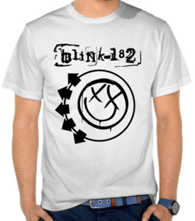 Jual Kaos Blink 182 Arrow Logo Black Blink 182 