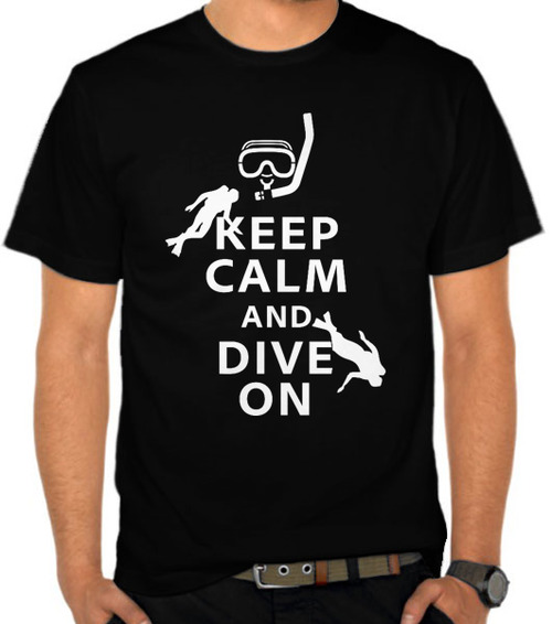 Keep Calm and Dive On (White)