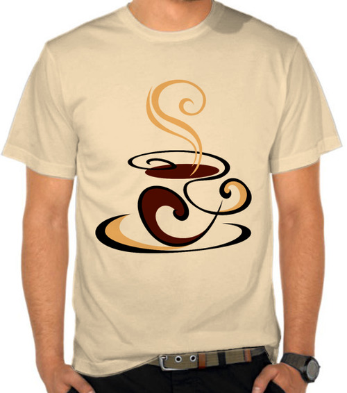 Jual Kaos Coffee Art Penggemar Kopi SatuBaju com