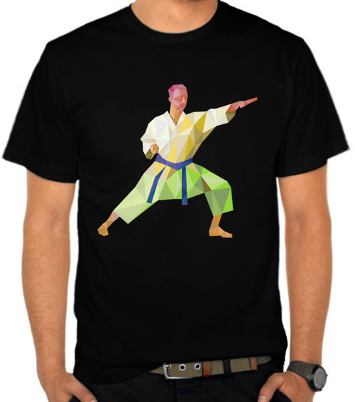 Jual Kaos Karate Polygon Bela Diri SatuBaju com