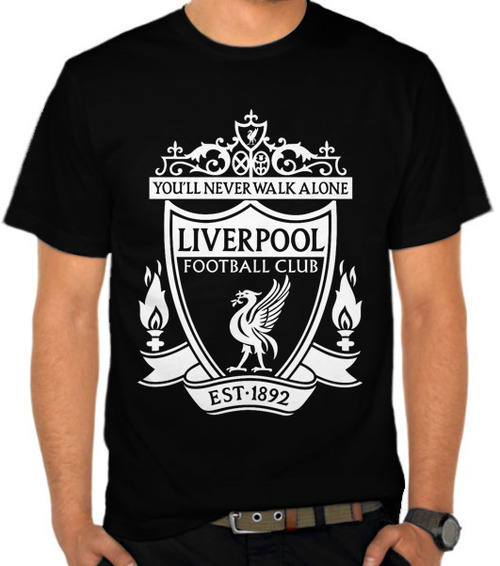 Jual Kaos Liverpool Silhouette Logo  2 Liga Inggris 