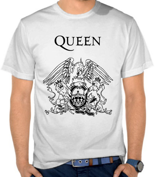 Jual Kaos Queen Black Logo  Queen SatuBaju com