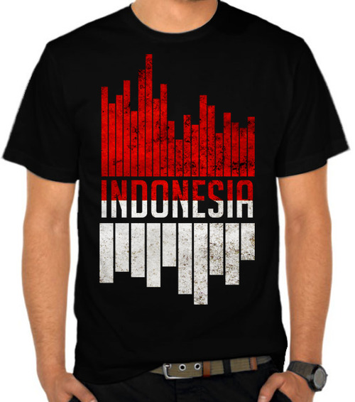 Jual Kaos  Bendera Indonesia  Merah  Putih  Indonesia  