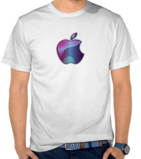 Apple Purple Shiny Logo
