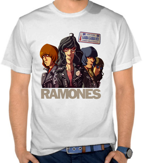 Band - Ramones Gabba Gabba Hey Cartoon