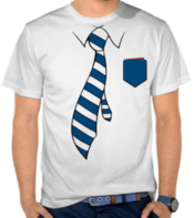 Dasi - Striped Blue Tie