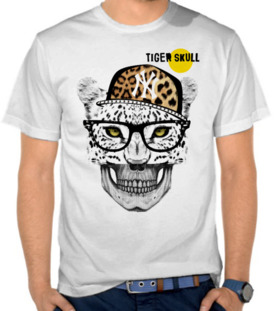 Tiger Nerd Skull