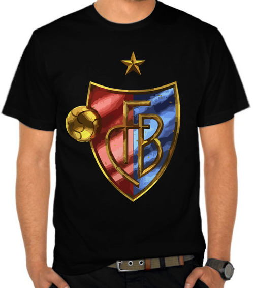 Jual Kaos  Sepak Bola FC Basel Logo Liga  Swiss 