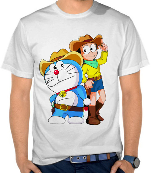 jual kaos doraemon and nobita cowboys doraemon jual kaos doraemon and nobita cowboys doraemon