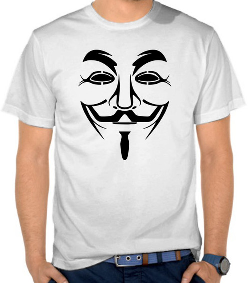 V - For Vendetta 4 (Topeng Anonymous)