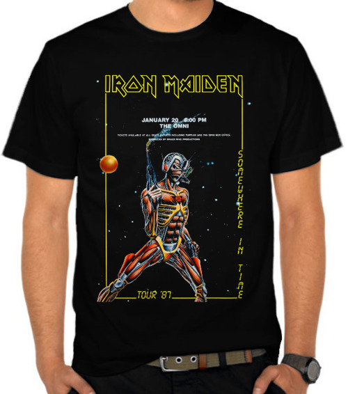 Jual Kaos  Iron  Maiden  Somewhere In Time Iron  Maiden  