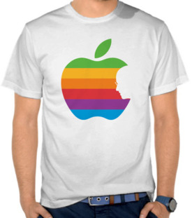 Apple Rainbow Steve Jobs
