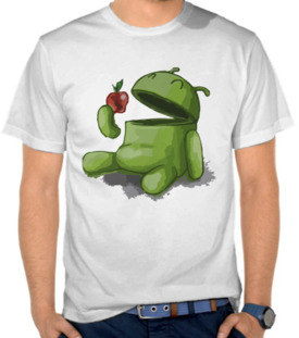 Android Eat Apple