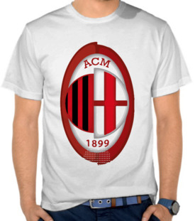 Sepak Bola - Logo AC Milan Simpel 2