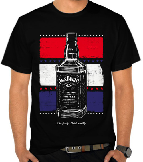 Jack Daniels Bottle Grunge
