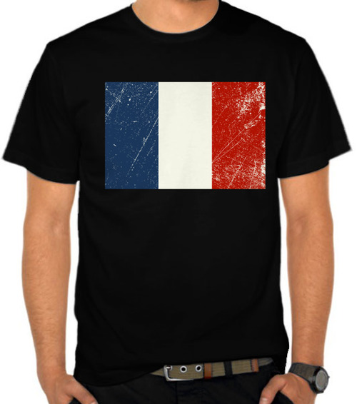 France Grunge Flags