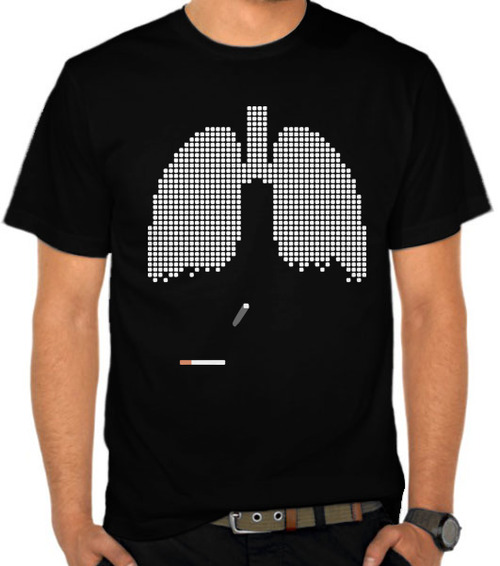 Jual Kaos Stop Smoking Pixel Art Pixel Art SatuBaju com
