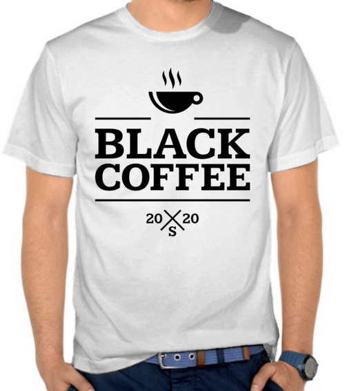 Jual Kaos Black Coffee Penggemar Kopi SatuBaju com