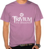 Trivium In Brains - Logo Putih