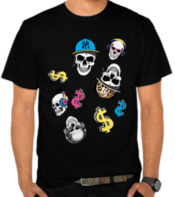 Nerd Skull With Dollar