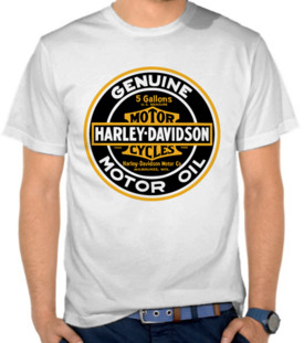 Harley Davidson Motor Genuine Oil Logo