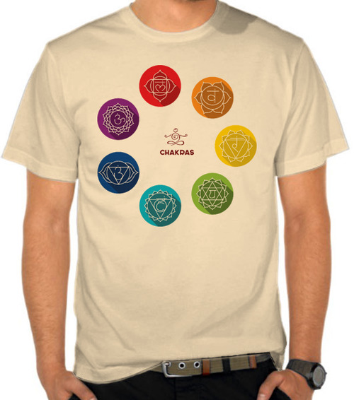 Jual Kaos  Seven Chakras Hindu SatuBaju com