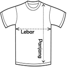 ukuran kaos